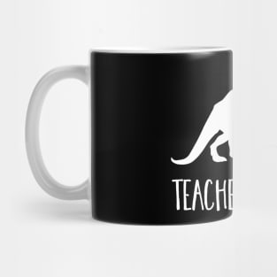 Teachersaurus Funny Trex  Raptor Animal School Mug